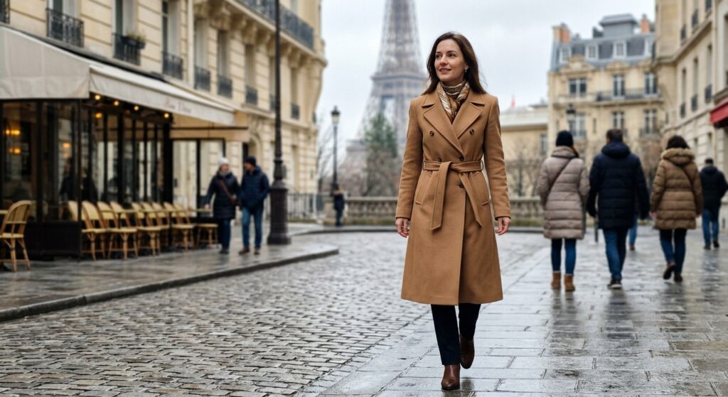 manteau hiver morphologie silhouette